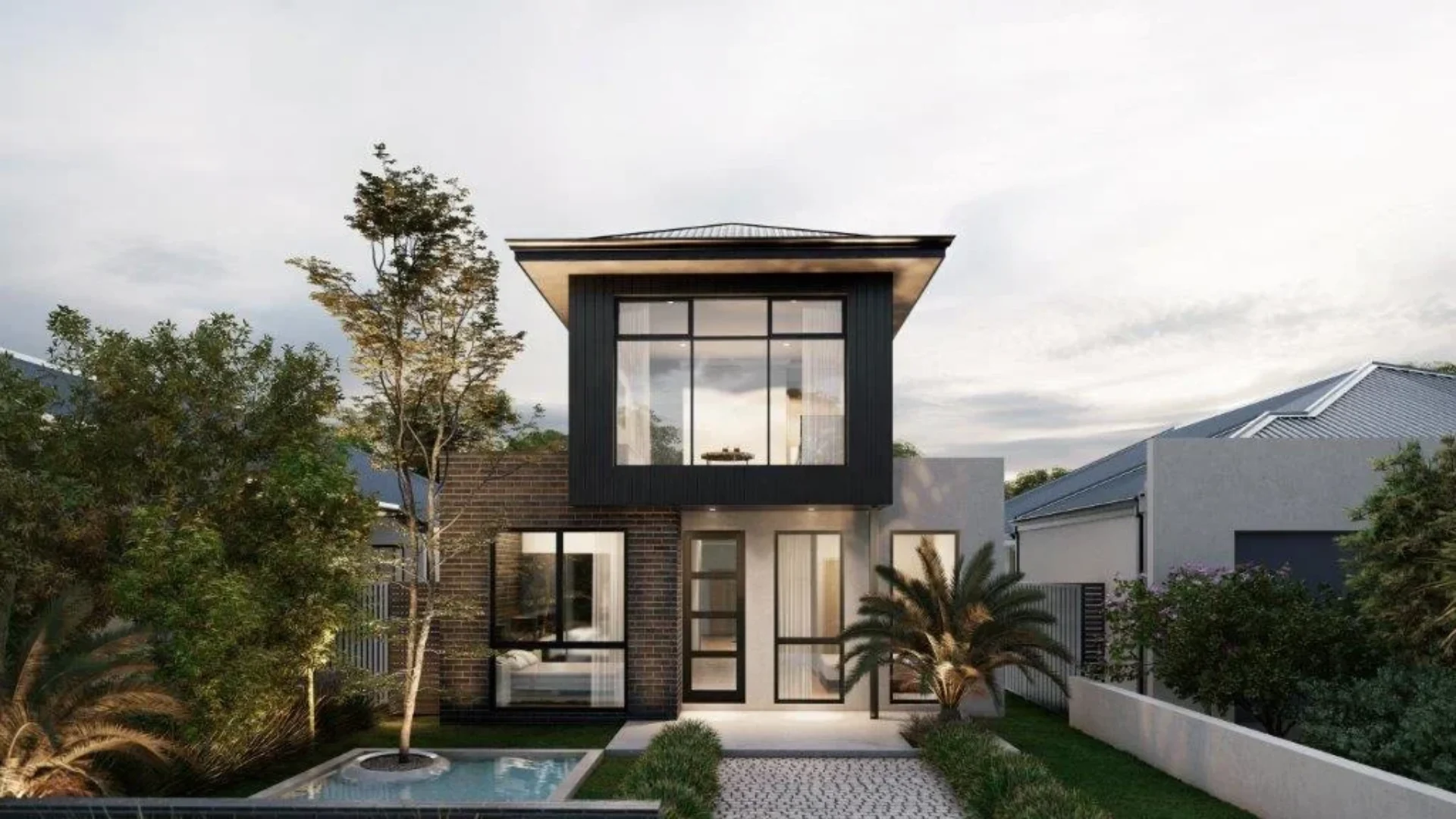 A range of affordable two storey homes in Perth WA designed by home builder Residential Attitudes: Still Disco