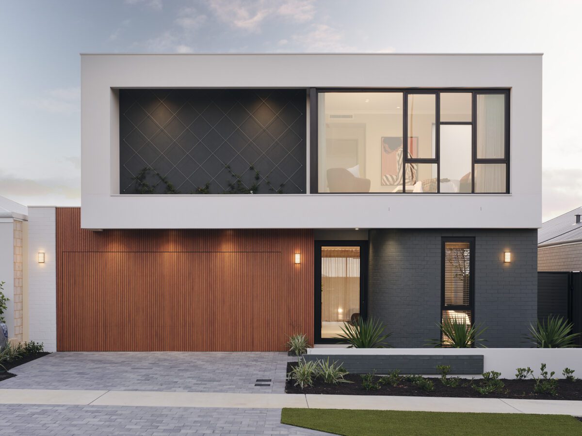 Double Vision display home front facade