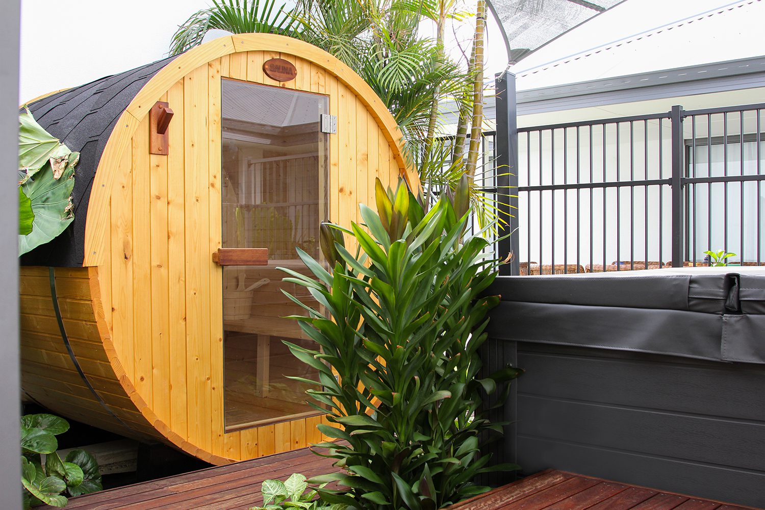 A sauna could be what's missing in your home, like this one in our custom home in Ocean Reef.